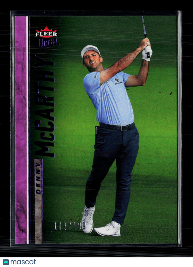 2026 Fleer Ultra Golf Denny McCarthy #24 Purple Metallic 102/199