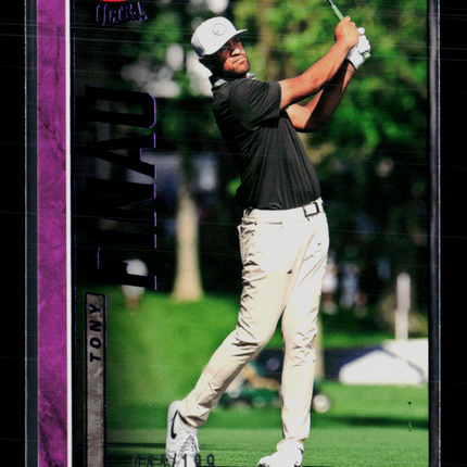 2026 Upper Deck Fleer Ultra Golf Tony Finau #25 Purple Metallic