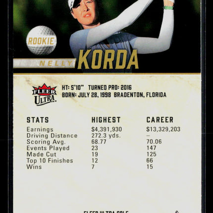 2026 Upper Deck Fleer Ultra Golf Nelly Korda #40