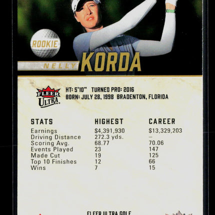 2026 Fleer Ultra Golf Nelly Korda #40