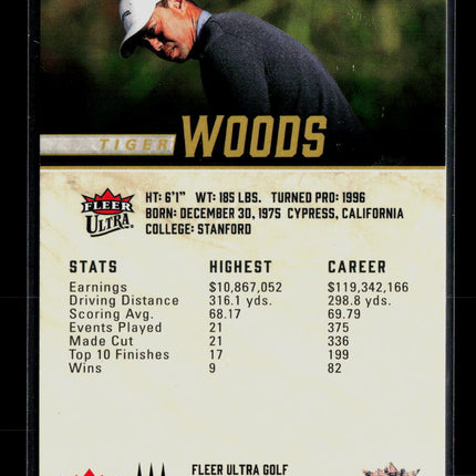 2026 Fleer Ultra Golf Tiger Woods #35
