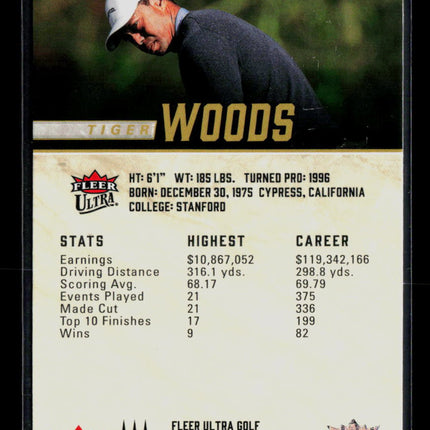 2026 Fleer Ultra Golf Tiger Woods #35