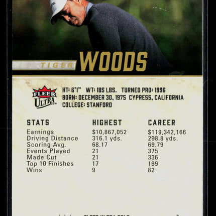 2026 Fleer Ultra Golf Tiger Woods #35