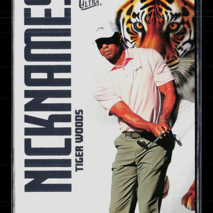 2026 Fleer Ultra Golf Nicknames Tiger Woods #25 OF 25