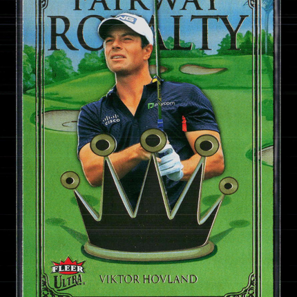 2026 Fleer Ultra Golf Fairway Royalty Viktor Hovland #FR-8