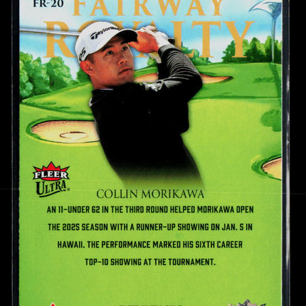 2026 Fleer Ultra Golf Fairway Royalty Collin Morikawa #FR-20