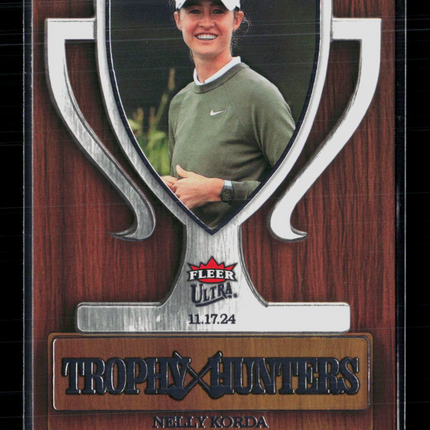 2026 Fleer Ultra Golf Trophy Hunters Nelly Korda #TH-10