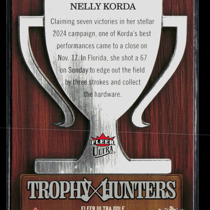 2026 Fleer Ultra Golf Trophy Hunters Nelly Korda #TH-10