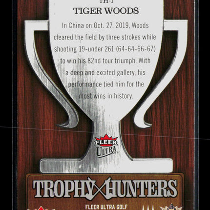2026 Fleer Ultra Golf Trophy Hunters Tiger Woods #TH-1