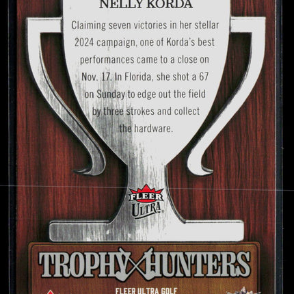 2026 Fleer Ultra Golf Trophy Hunters Nelly Korda #TH-10