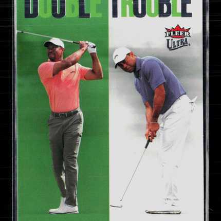 2026 Fleer Ultra Double Trouble Tiger Woods #DT-1