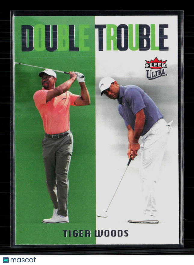 2026 Fleer Ultra Double Trouble Tiger Woods #DT-1