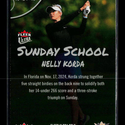 2026 Fleer Ultra Golf Sunday School Nelly Korda #16 16 of 16