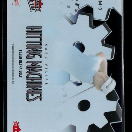 2026 Fleer Ultra Golf Hitting Machines Karl Vilips #HM-9