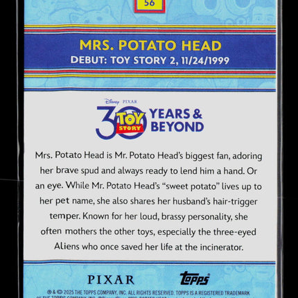 2025 Topps Toy Story 30 Years & Beyond 147/150 #56