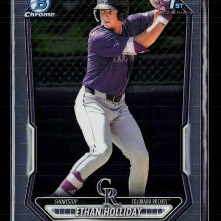 2026 Bowman Chrome Ethan Holliday #BCP-1 1st Bowman