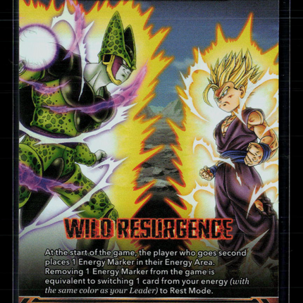 Dragon Ball Energy Marker Wild Resurgence Three Glorious Fighters None M-45 Foil