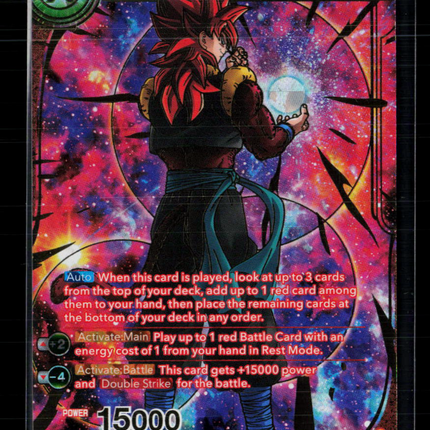 Dragon Ball SS4 Gogeta, Power's Connection Dawn of the Z-Legends SPR BT18-006