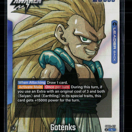 Dragon Ball Gotenks - SB02-017 Manga Booster 02 Leader • SB02-017 Holofoil