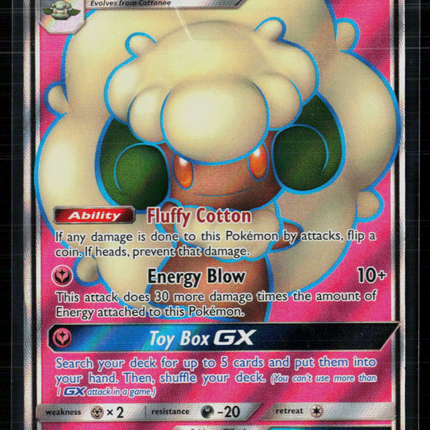 Pokemon 2019 Unbroken Bonds Whimsicott GX FA #206/214