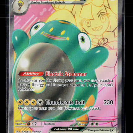 Pokemon 2025 Scarlet & Violet Promo Iono's Bellibolt EX #SVP EN 194