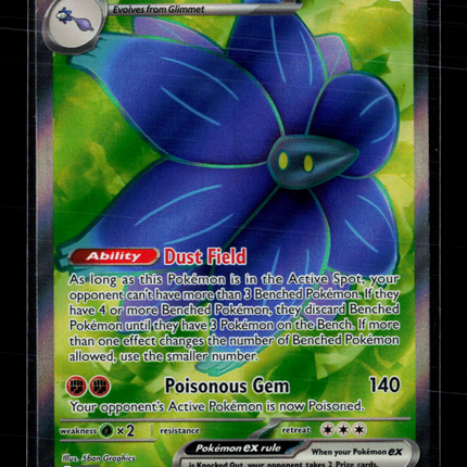 Pokemon 2023 Obsidian Flames Glimmora EX SAR #213/197
