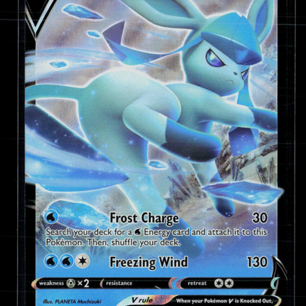 Pokemon 2023 Crown Zenith Glaceon V #38/159