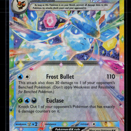 Pokemon 2025 Prismatic Evolutions Glaceon EX #26/131