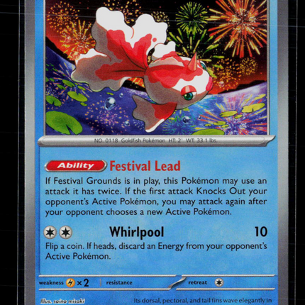 Pokemon 2025 Prismatic Evolutions Goldeen #20/131 Masterball