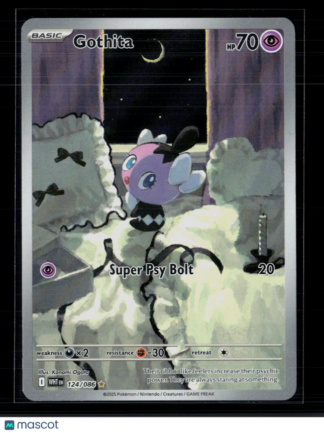 Pokemon 2025 Scarlet & Violet White Flare Gothita #124/86