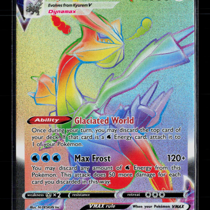 Pokemon 2022 Lost Origin Kyurem VMAX HR #197/196
