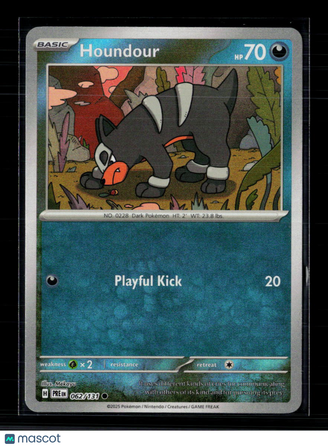 Pokemon 2025 Journey Together Houndour #62/131 Masterball