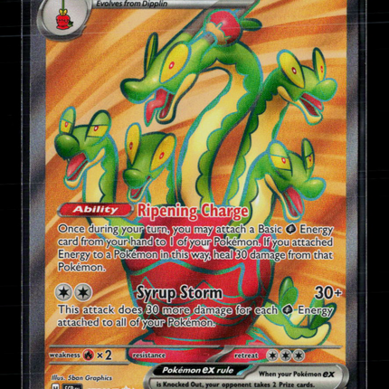 Pokemon 2024 Stellar Crown Hydrapple EX SAR #156/142