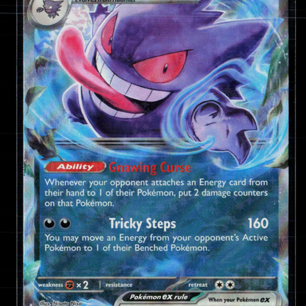 Pokemon 2024 Temporal Forces Gengar EX RR #104/162