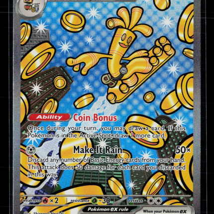 Pokemon 2023 Paradox Rift Gholdengo EX SAR #164/131
