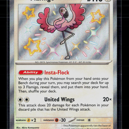 Pokemon 2024 Paldean Fates Flamigo #211/91