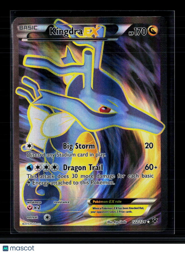 Pokemon 2016 Fates Collide Kingdra EX FA #122/124