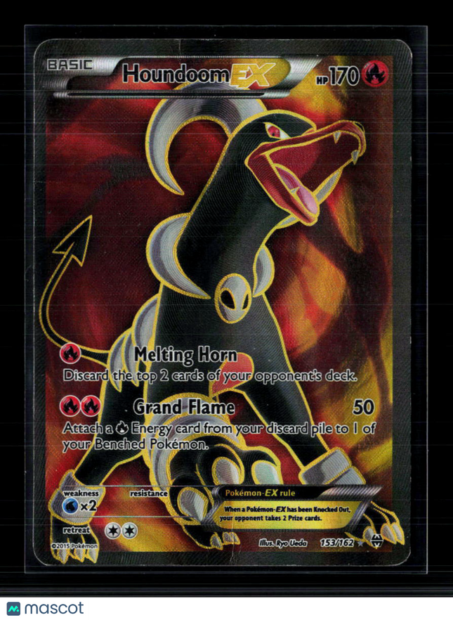 Pokemon 2015 BREAKthrough Houndoom EX FA #153/162