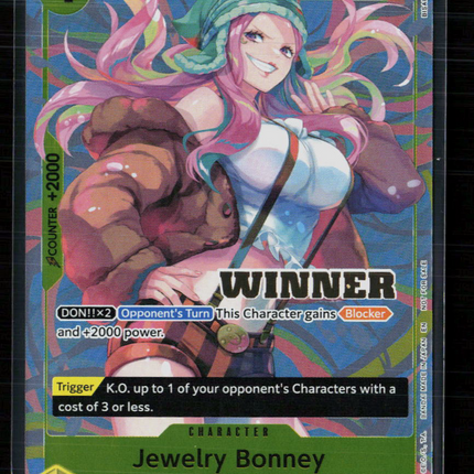One Piece Jewelry Bonney (Winner Pack) One Piece Promotion Cards PR P-113