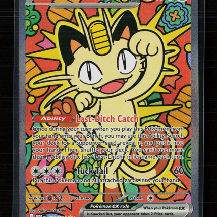 Pokemon 2026 Mega Evolution – Perfect Order Meowth EX SAR #121/88