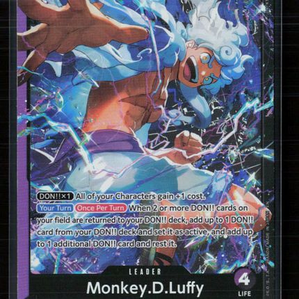 One Piece Monkey.D.Luffy (OP09-061) Starter Deck 26: PURPLE/BLACK L OP09-061