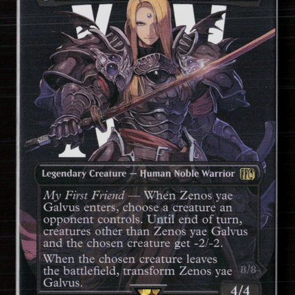 MTG Zenos Yae Galvus (Borderless) Universes Beyond: FINAL FANTASY R • 384 Foil