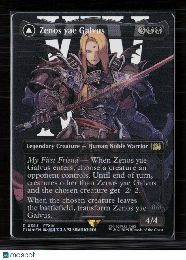 MTG Zenos Yae Galvus (Borderless) Universes Beyond: FINAL FANTASY R • 384 Foil