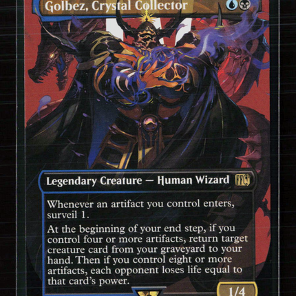 MTG Golbez, Crystal Collector (Borderless) Universes Beyond: FINAL FANTASY R 395
