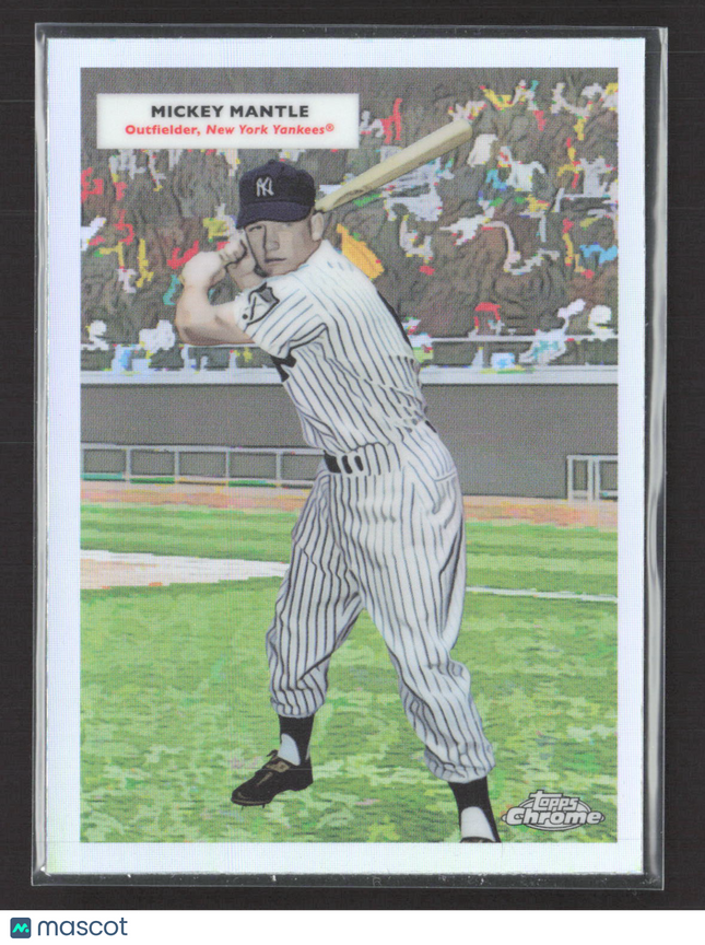 2025 Topps Chrome Roger Maris Mickey Mantle #55DH-10