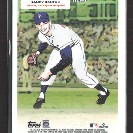 2025 Topps Chrome Sandy Koufax Shohei Ohtani #55DH-1