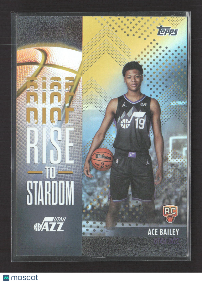 2025 Topps Rise to Stardom Ace Bailey #RTS-5 RC Gold /50