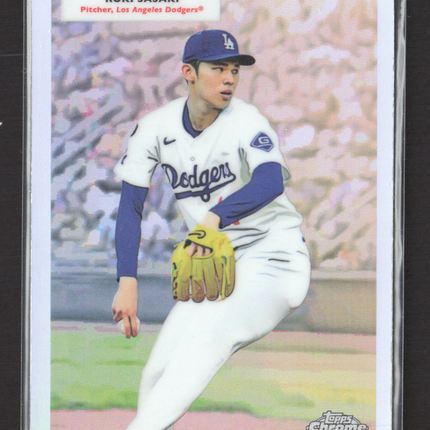 2025 Topps Chrome Roki Sasaki Yoshinobu Yamamoto #55DH-9 RC