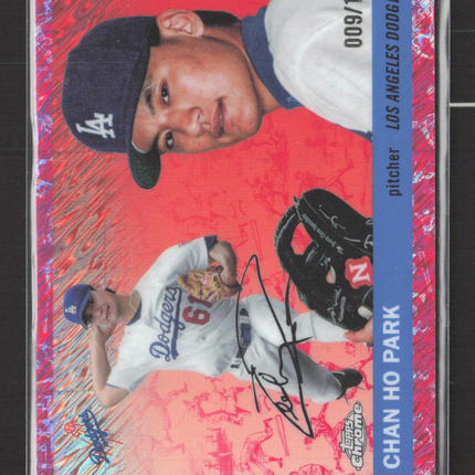2024 Topps Chrome Chan Ho Park #232 Pink Refractor 009/100