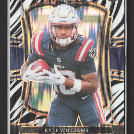 2026 Panini Select Prizm Premier Level Kyle Williams #178 Zebra RC